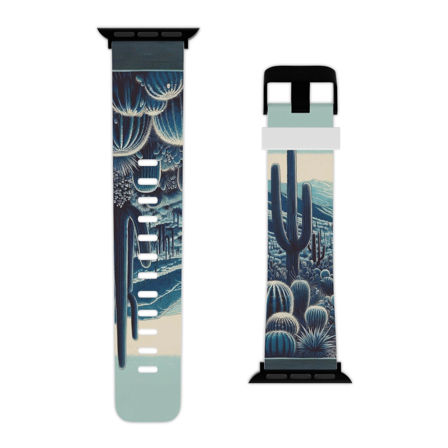 Desert Blues Cactus Apple Watch Band - BOGO Cases