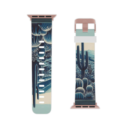 Desert Blues Cactus Apple Watch Band - BOGO Cases