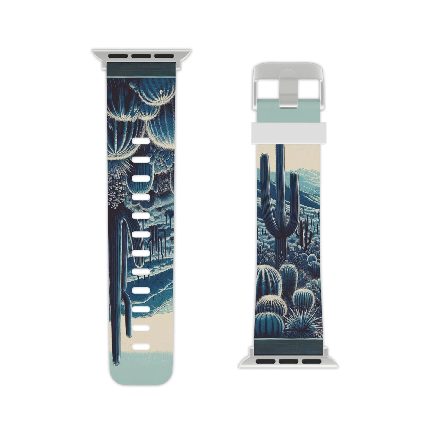 Desert Blues Cactus Apple Watch Band - BOGO Cases