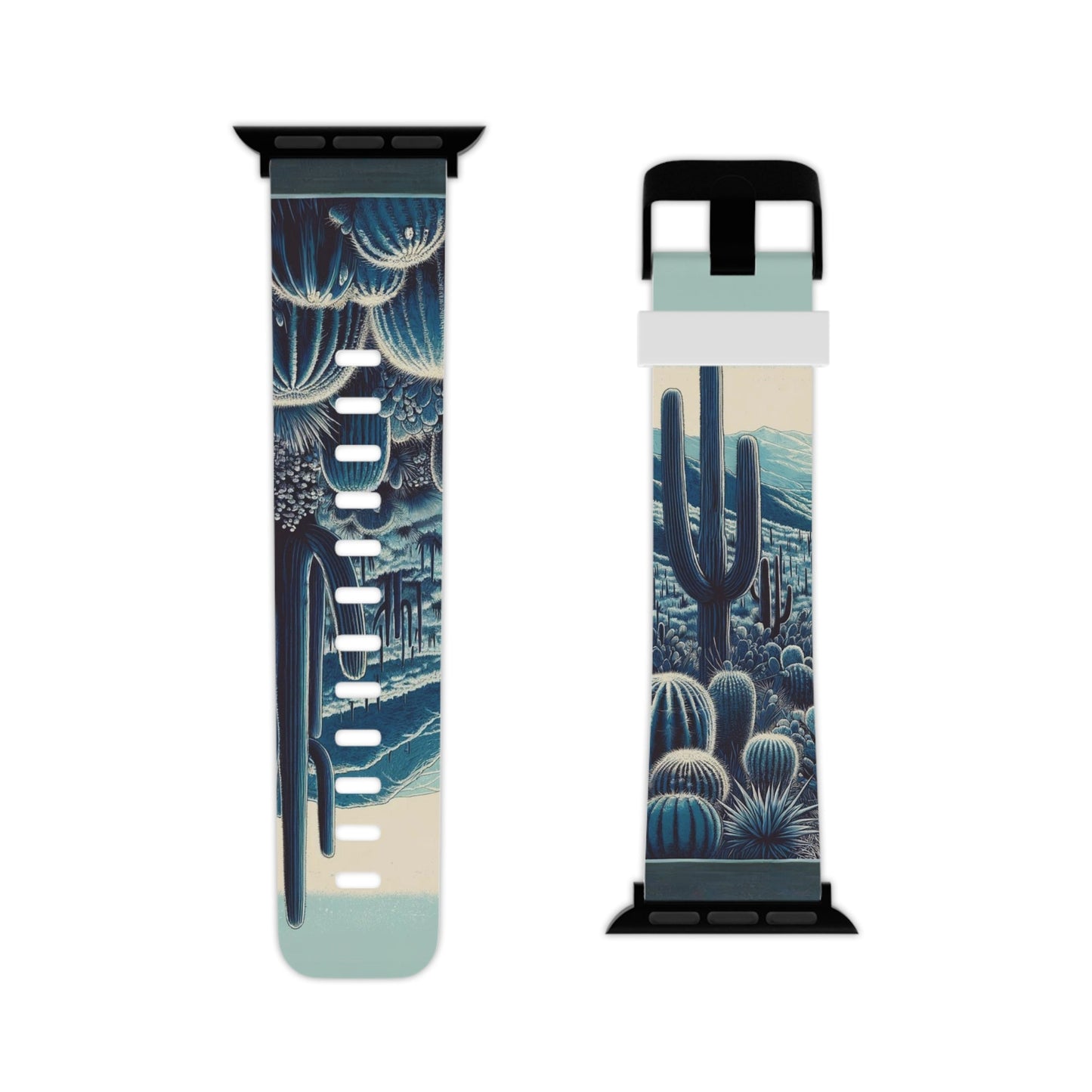 Desert Blues Cactus Apple Watch Band - BOGO Cases