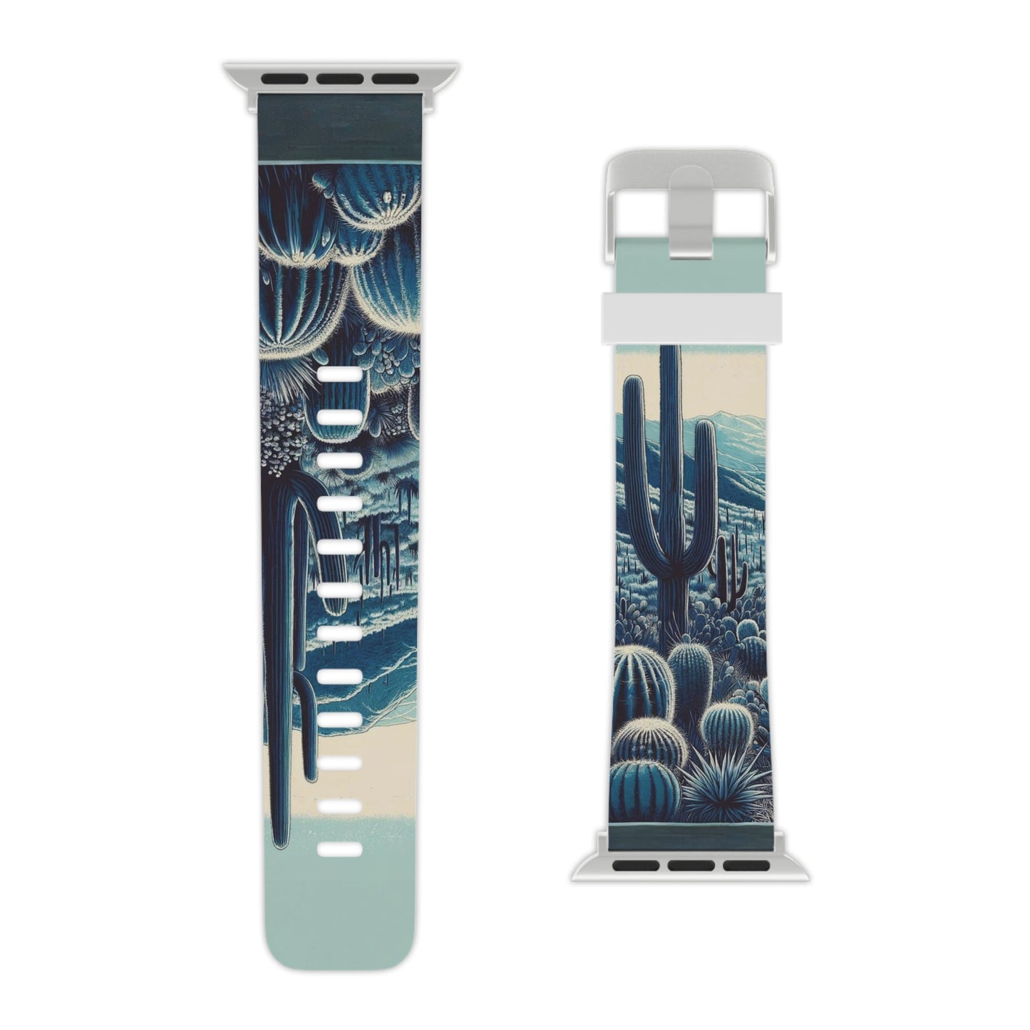 Desert Blues Cactus Apple Watch Band - BOGO Cases