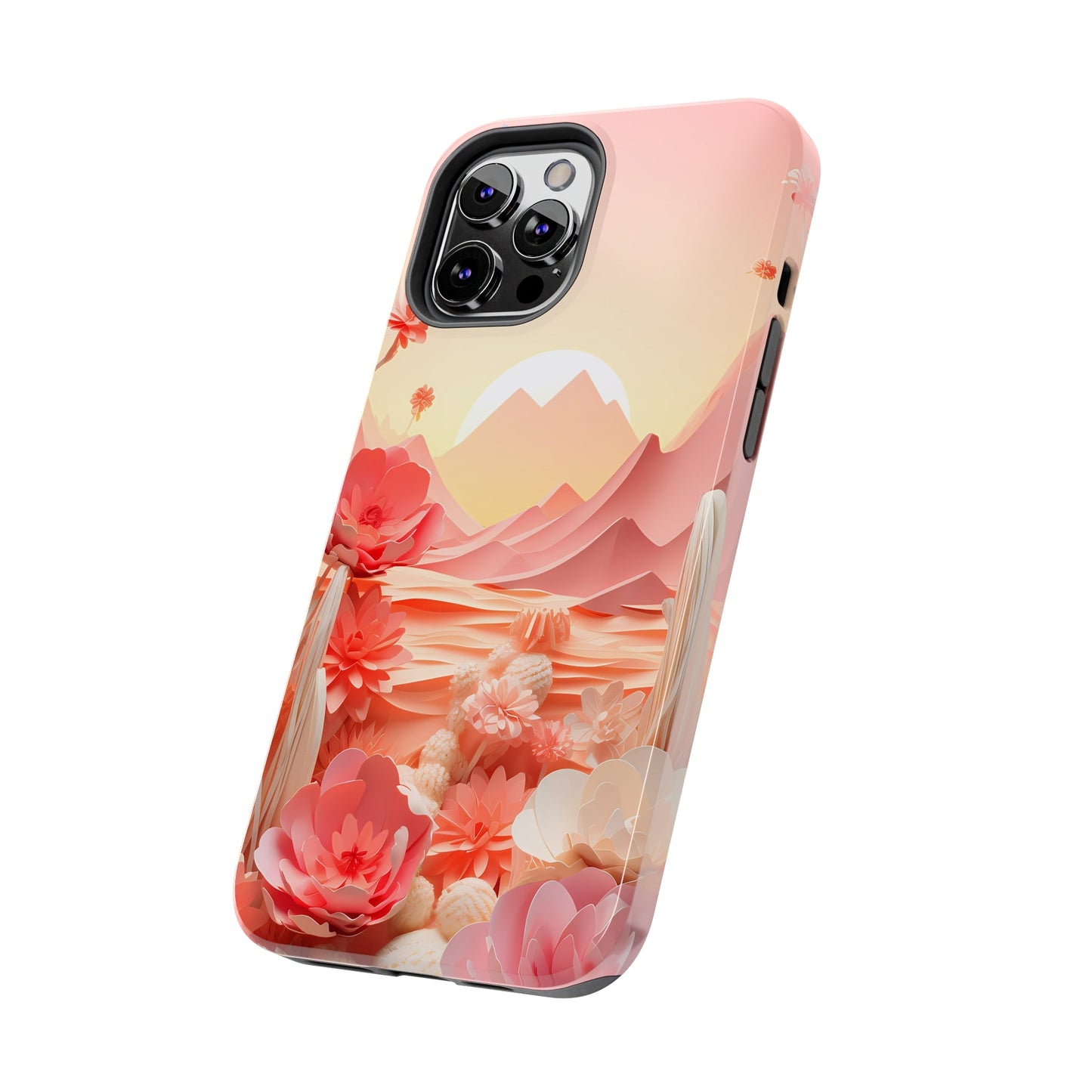 Desert Mirage Meets Urban Swag: Rustic Boho Cactus & Sand Dunes iPhone Case - A Nature-Lover's Dream, A Phone's Armor That'sTough As Nails! - BOGO Cases