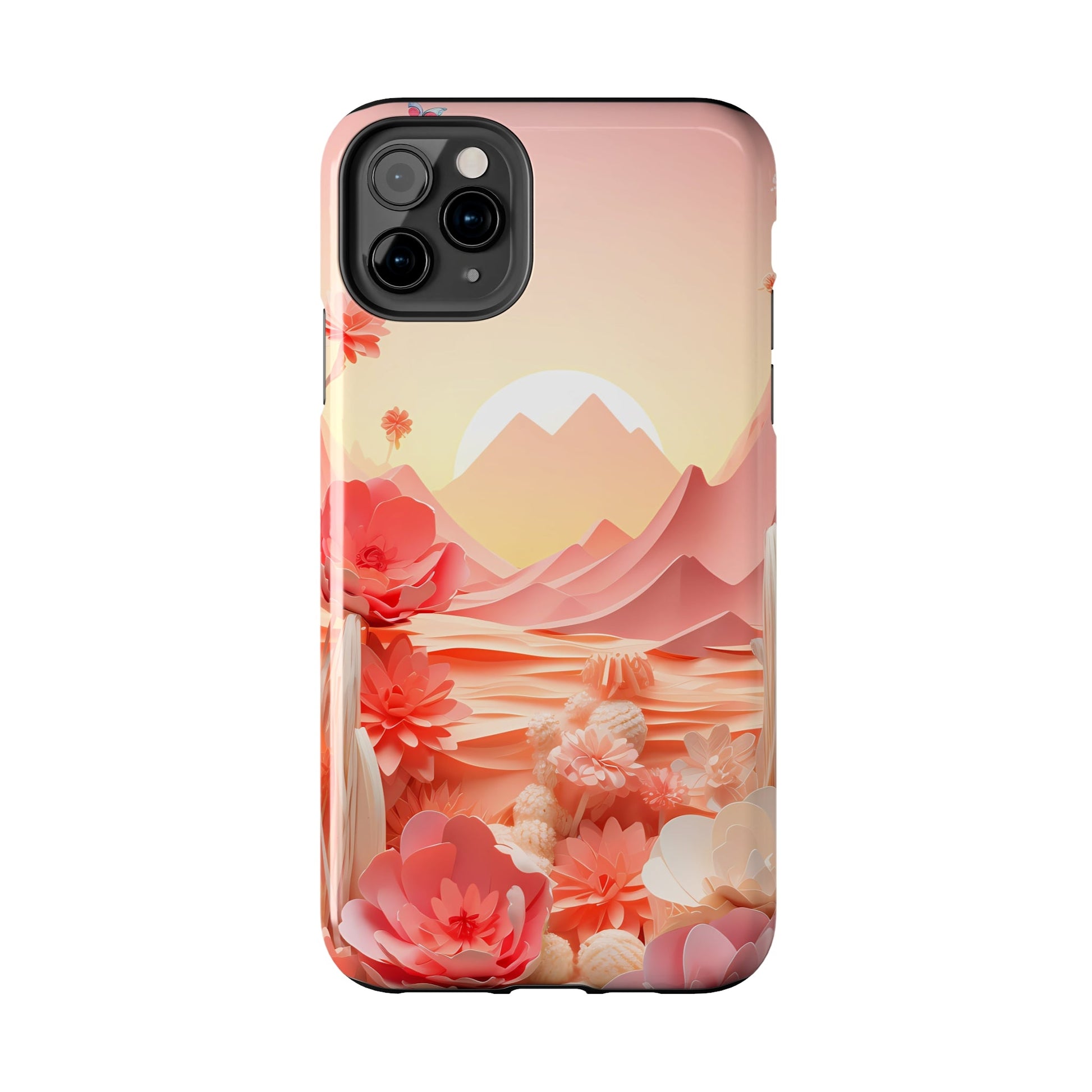 Desert Mirage Meets Urban Swag: Rustic Boho Cactus & Sand Dunes iPhone Case - A Nature-Lover's Dream, A Phone's Armor That'sTough As Nails! - BOGO Cases