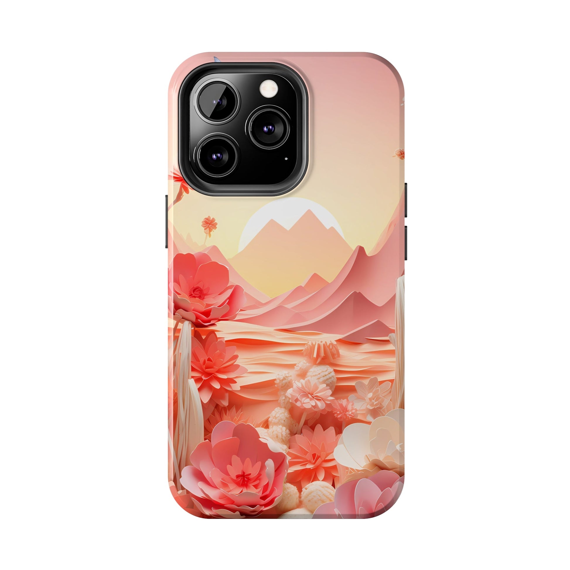 Desert Mirage Meets Urban Swag: Rustic Boho Cactus & Sand Dunes iPhone Case - A Nature-Lover's Dream, A Phone's Armor That'sTough As Nails! - BOGO Cases