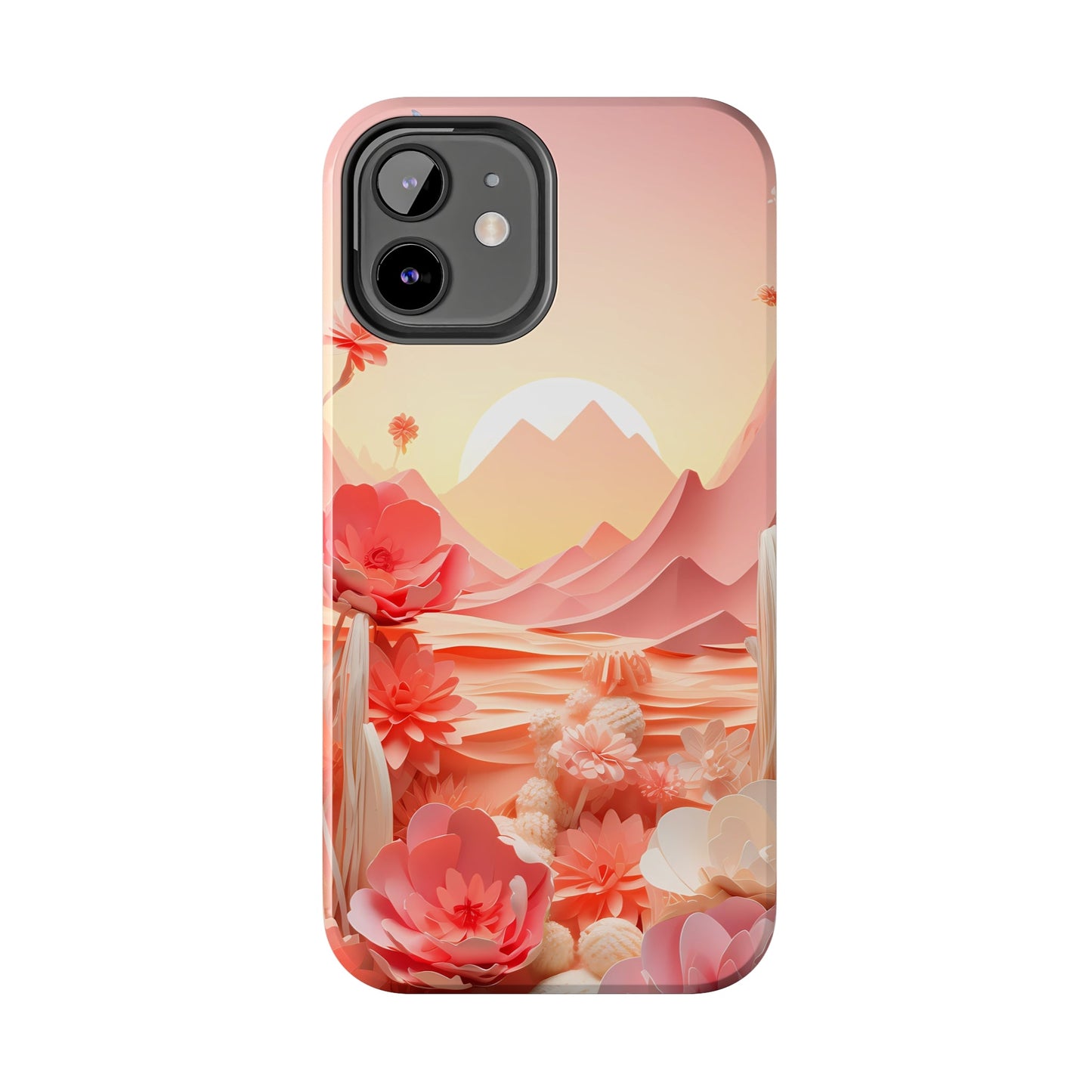 Desert Mirage Meets Urban Swag: Rustic Boho Cactus & Sand Dunes iPhone Case - A Nature-Lover's Dream, A Phone's Armor That'sTough As Nails! - BOGO Cases