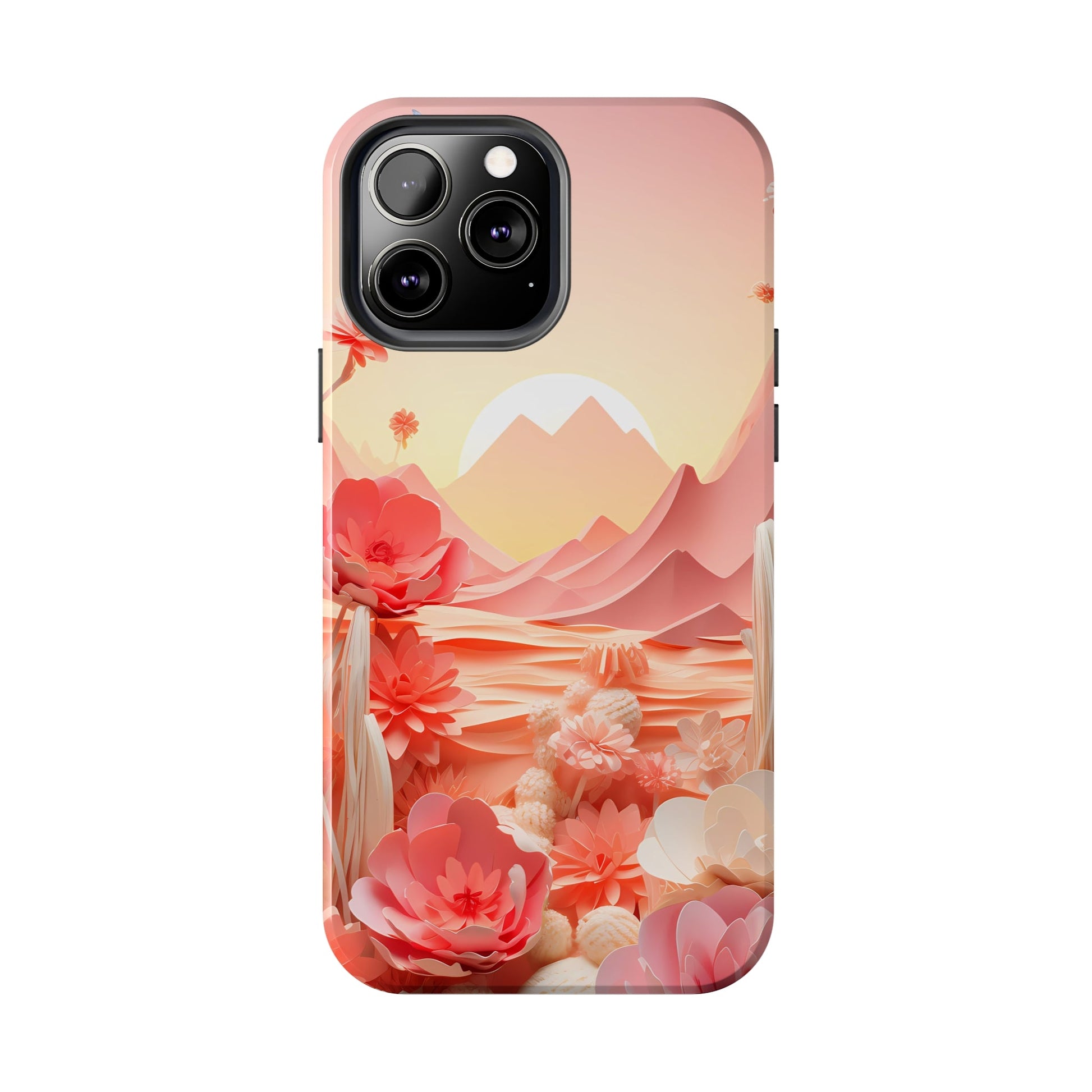 Desert Mirage Meets Urban Swag: Rustic Boho Cactus & Sand Dunes iPhone Case - A Nature-Lover's Dream, A Phone's Armor That'sTough As Nails! - BOGO Cases