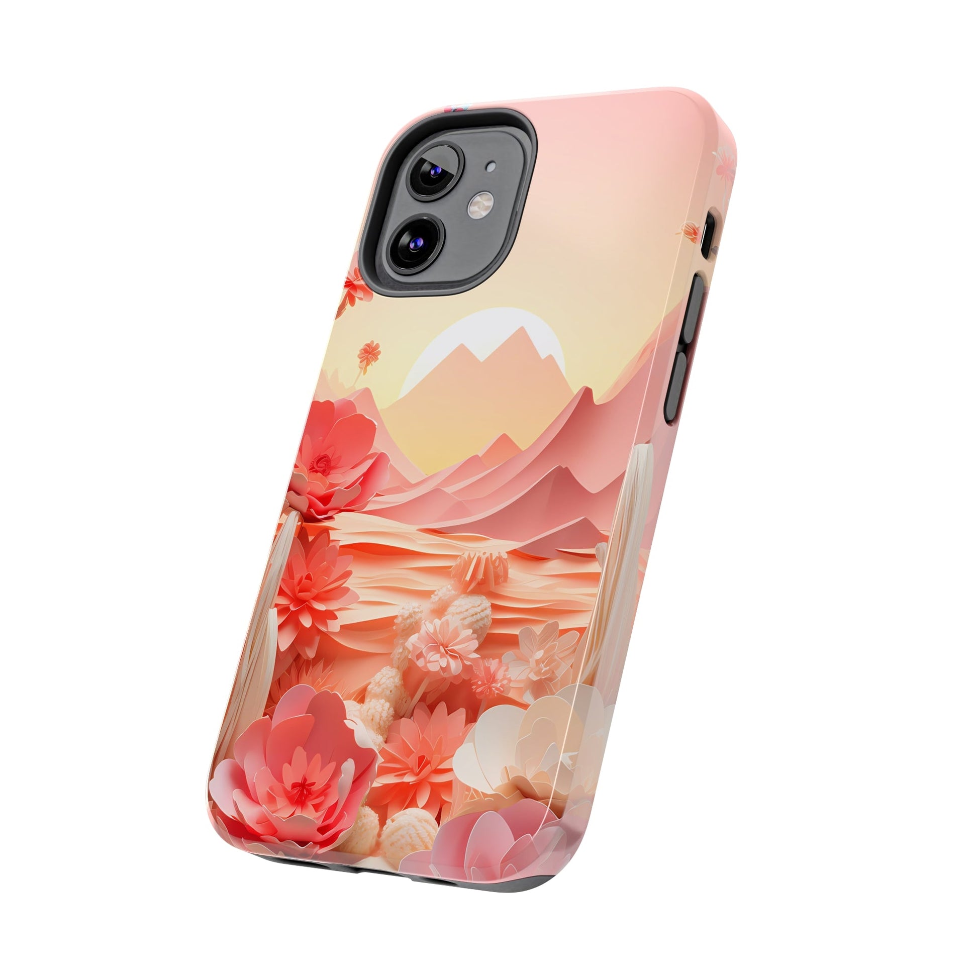 Desert Mirage Meets Urban Swag: Rustic Boho Cactus & Sand Dunes iPhone Case - A Nature-Lover's Dream, A Phone's Armor That'sTough As Nails! - BOGO Cases