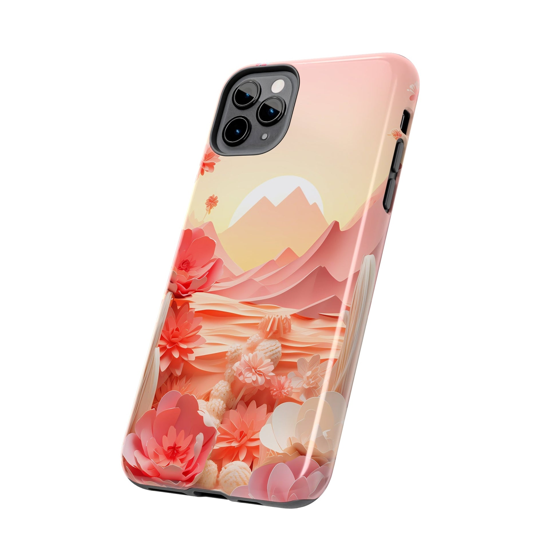 Desert Mirage Meets Urban Swag: Rustic Boho Cactus & Sand Dunes iPhone Case - A Nature-Lover's Dream, A Phone's Armor That'sTough As Nails! - BOGO Cases