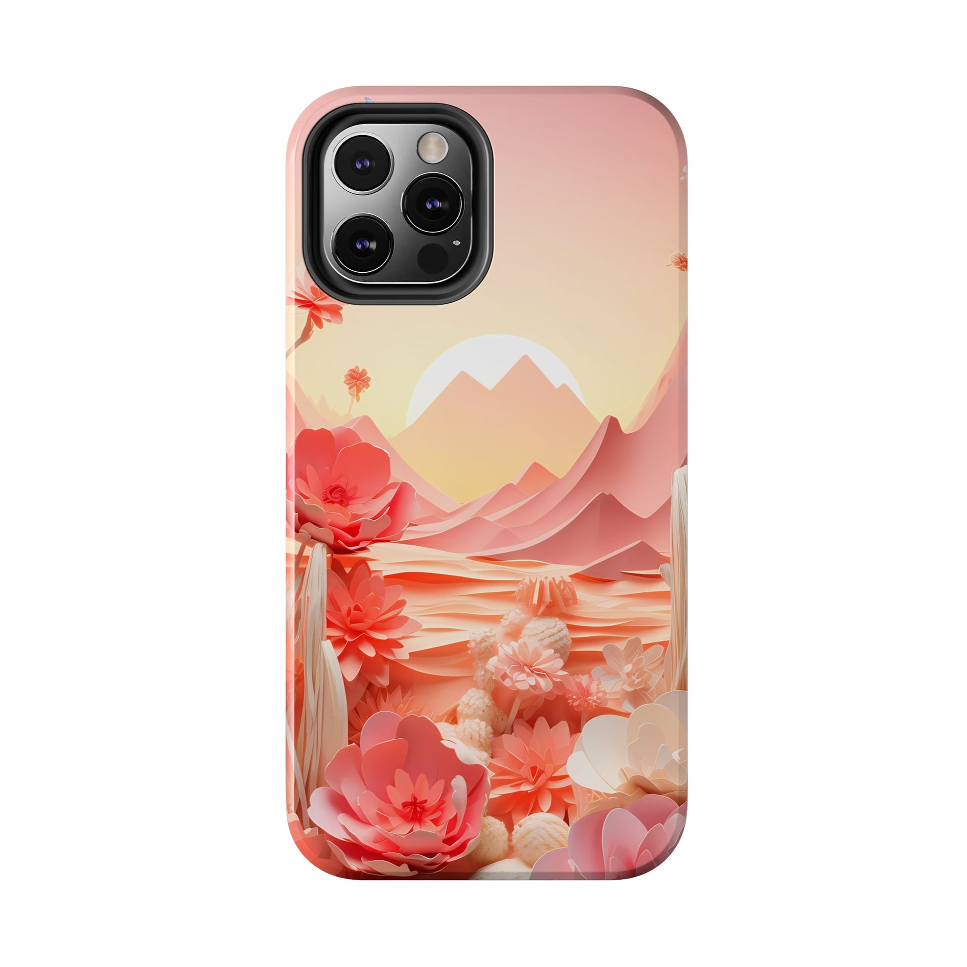 Desert Mirage Meets Urban Swag: Rustic Boho Cactus & Sand Dunes iPhone Case - A Nature-Lover's Dream, A Phone's Armor That'sTough As Nails! - BOGO Cases