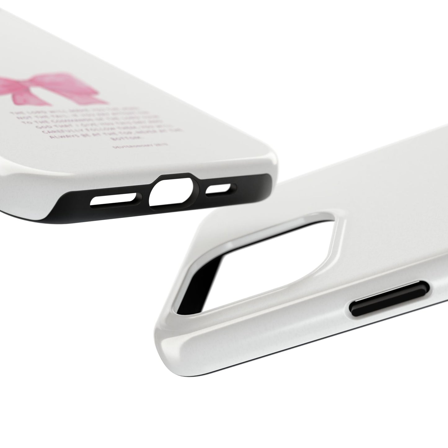Deuteronomy 28:13 Pink Bow - iPhone Series Case - BOGO Cases