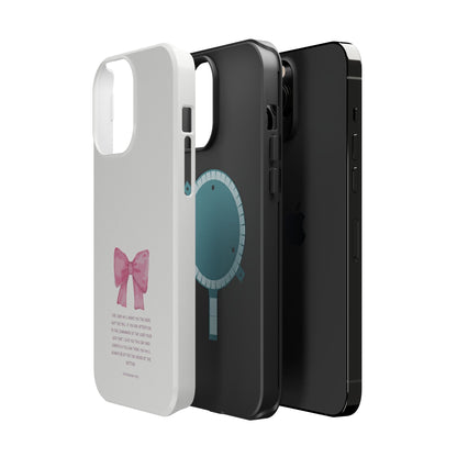 Deuteronomy 28:13 Pink Bow - MagSafe iPhone Case - BOGO Cases