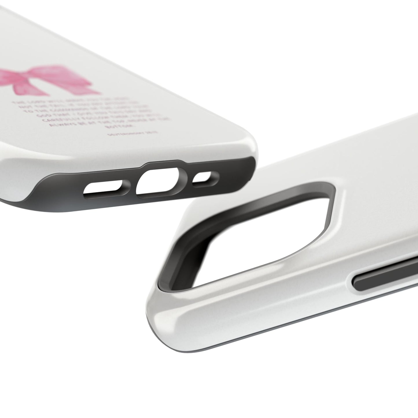 Deuteronomy 28:13 Pink Bow - MagSafe iPhone Case - BOGO Cases