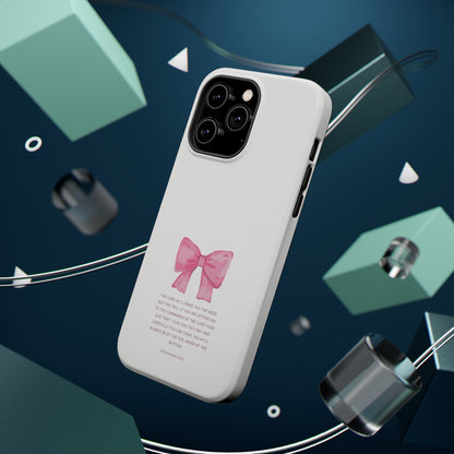 Deuteronomy 28:13 Pink Bow - MagSafe iPhone Case - BOGO Cases