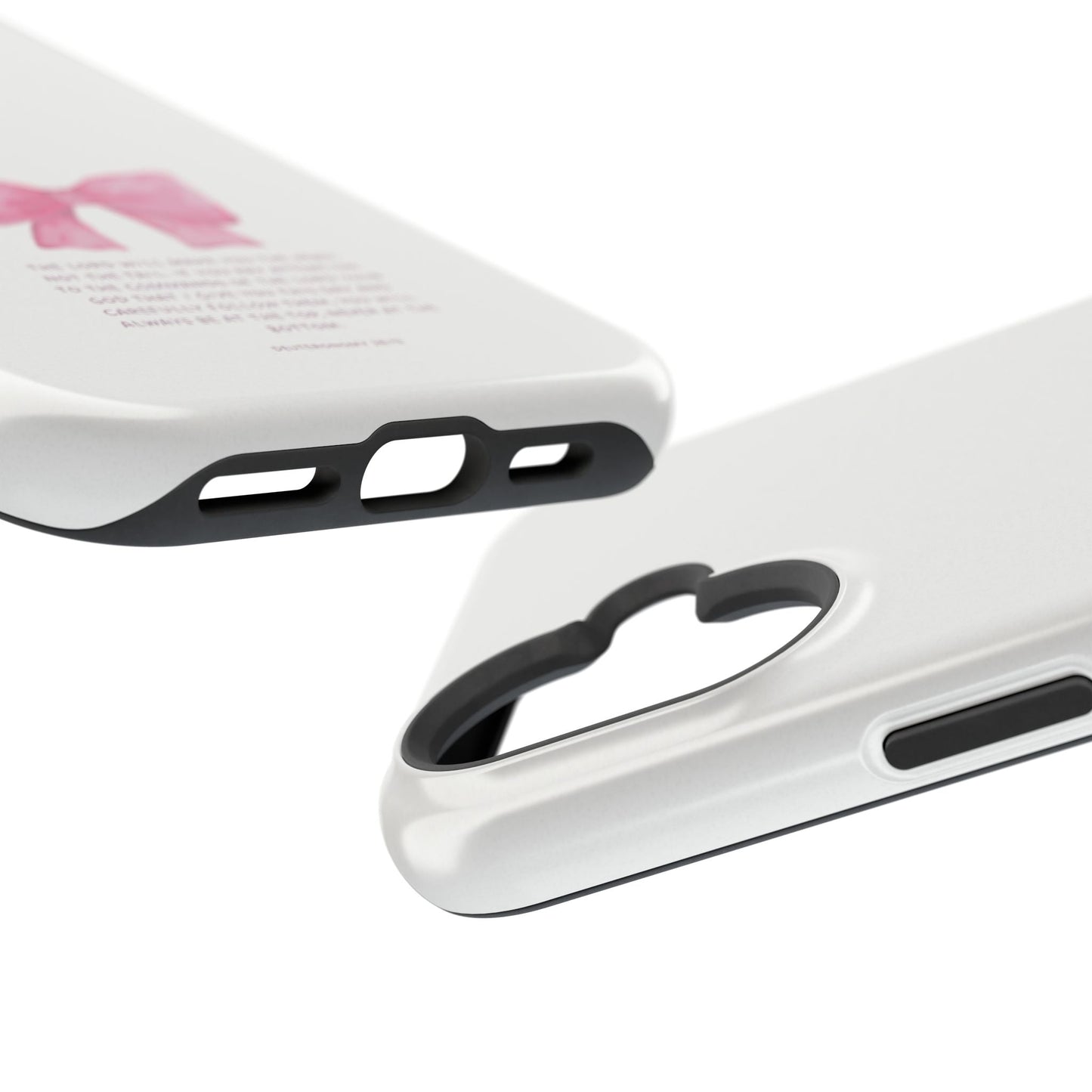Deuteronomy 28:13 Pink Bow - MagSafe iPhone Case - BOGO Cases