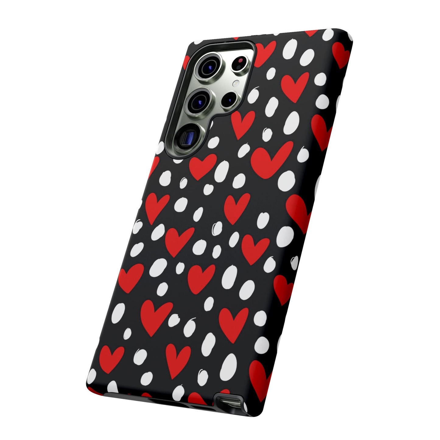 Doodle Hearts Samsung Galaxy Case – Modern Love - Inspired Design - BOGO Cases