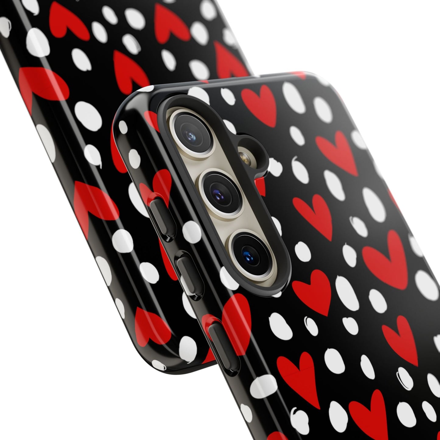 Doodle Hearts Samsung Galaxy Case – Modern Love - Inspired Design - BOGO Cases