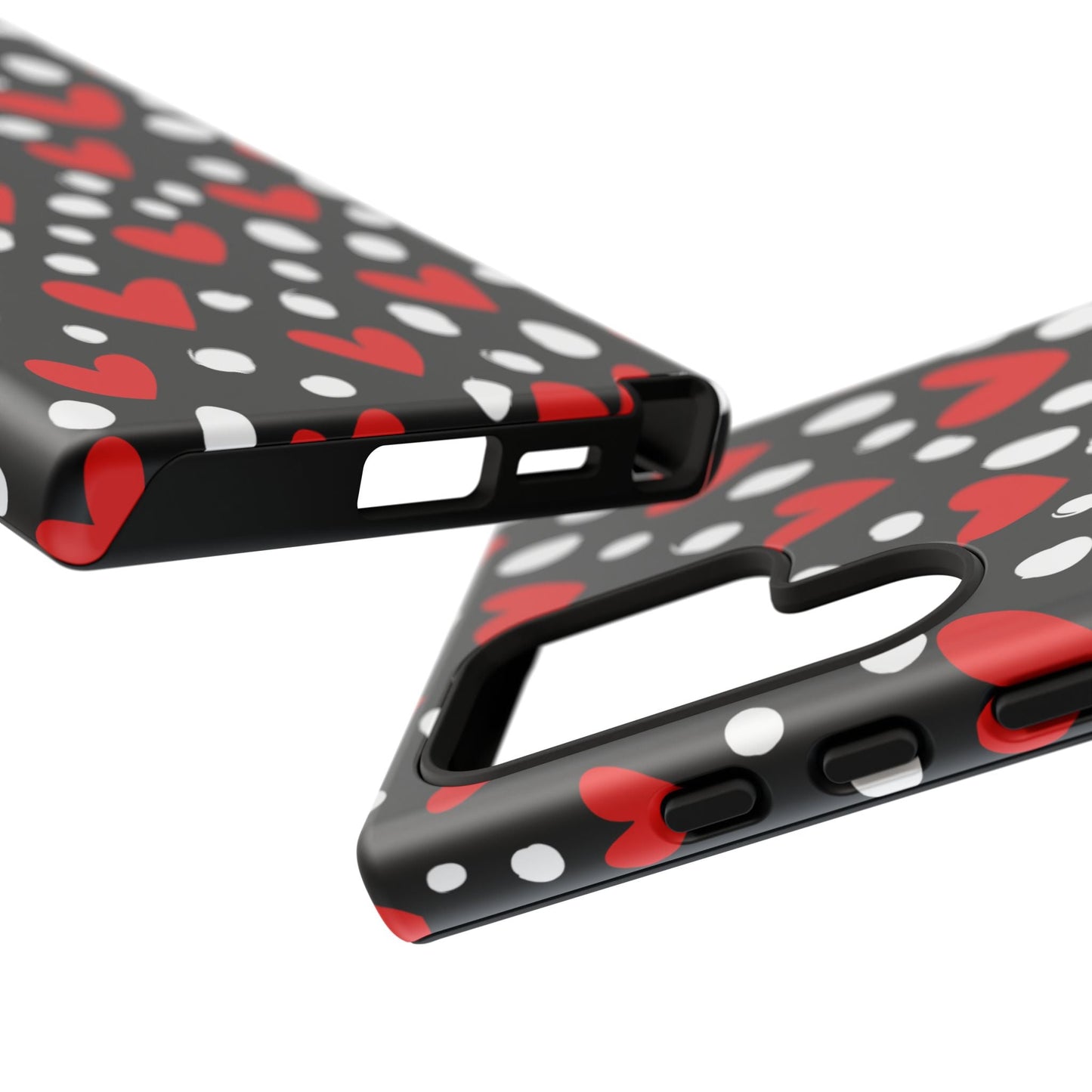 Doodle Hearts Samsung Galaxy Case – Modern Love - Inspired Design - BOGO Cases