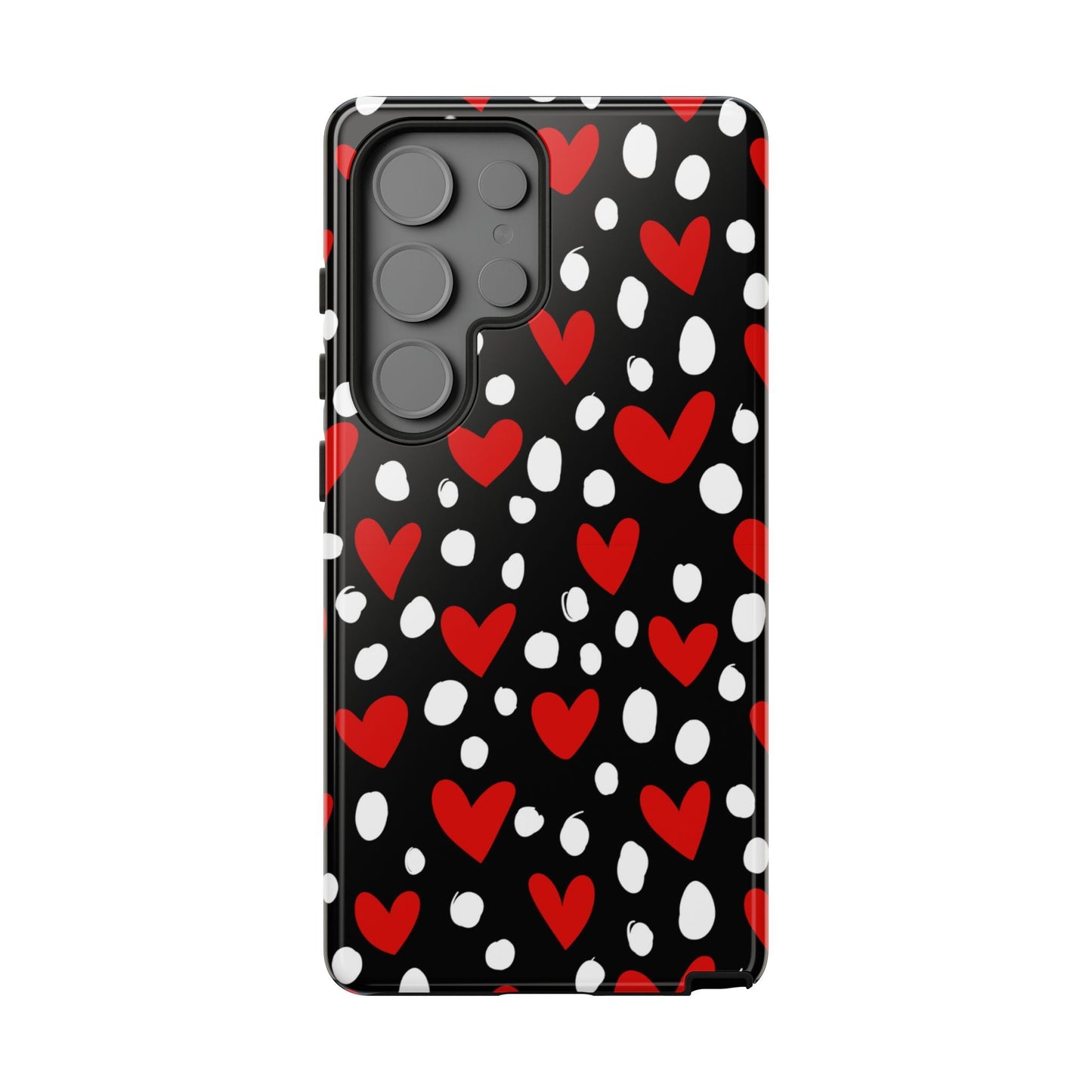 Doodle Hearts Samsung Galaxy Case – Modern Love - Inspired Design - BOGO Cases