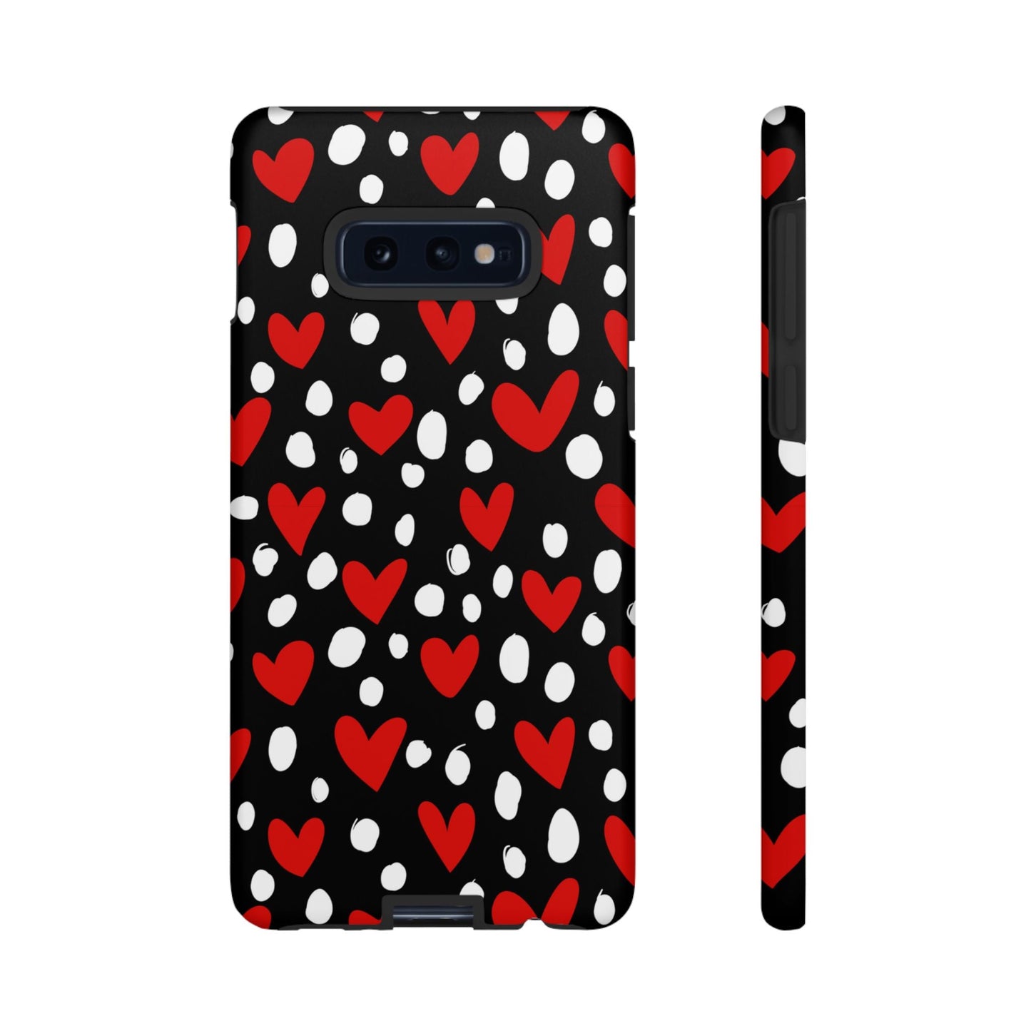 Doodle Hearts Samsung Galaxy Case – Modern Love - Inspired Design - BOGO Cases