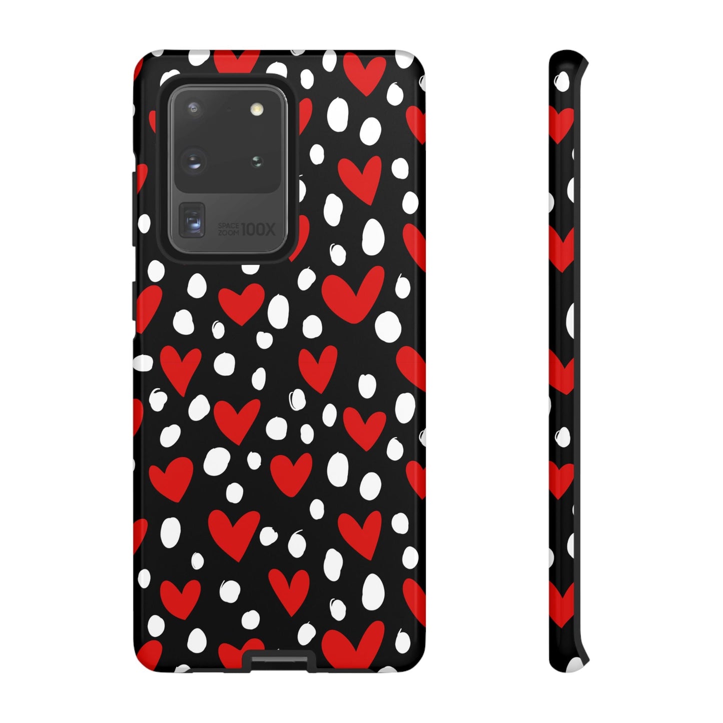 Doodle Hearts Samsung Galaxy Case – Modern Love - Inspired Design - BOGO Cases