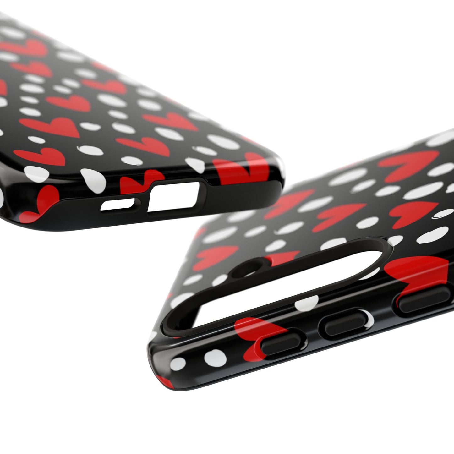 Doodle Hearts Samsung Galaxy Case – Modern Love - Inspired Design - BOGO Cases