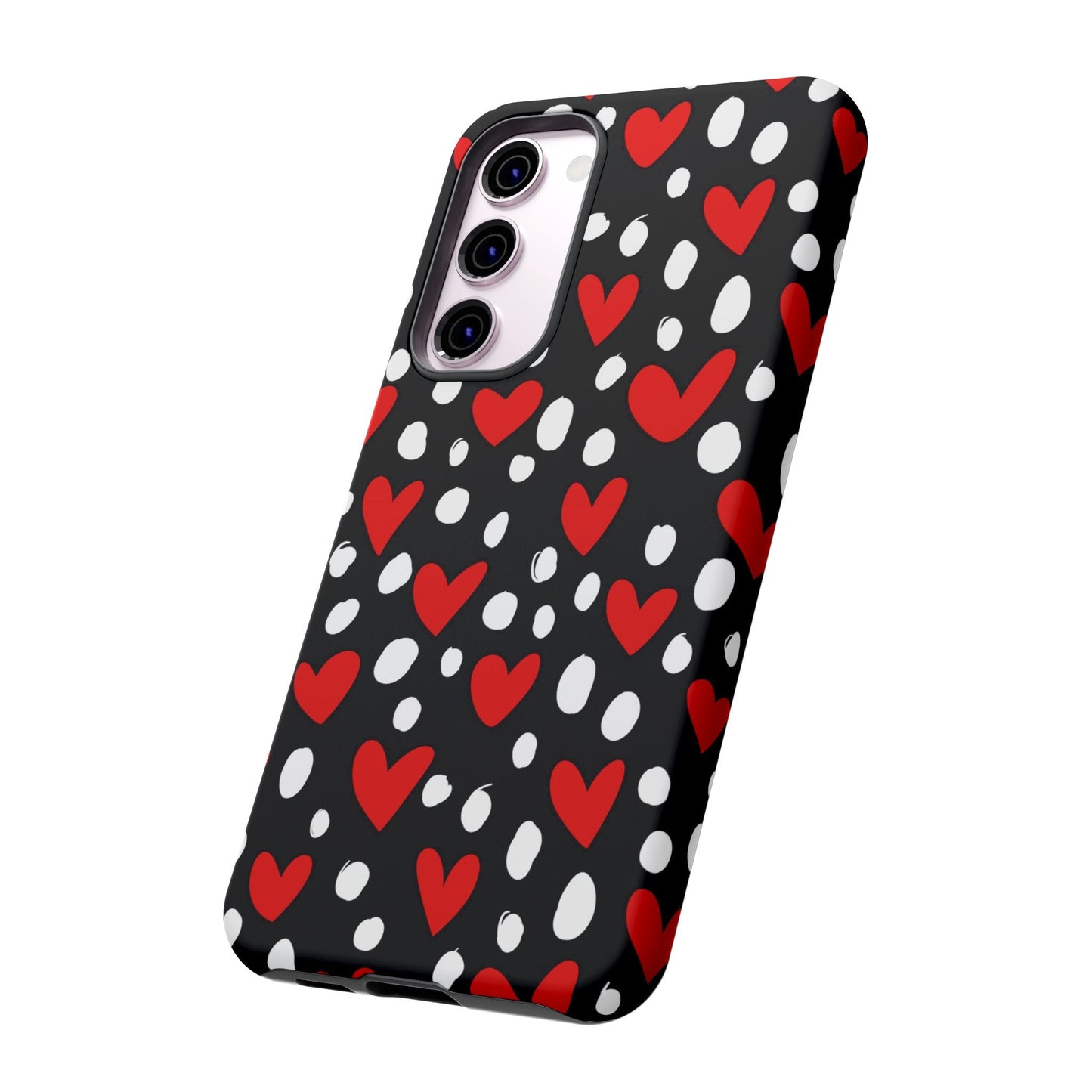 Doodle Hearts Samsung Galaxy Case – Modern Love - Inspired Design - BOGO Cases