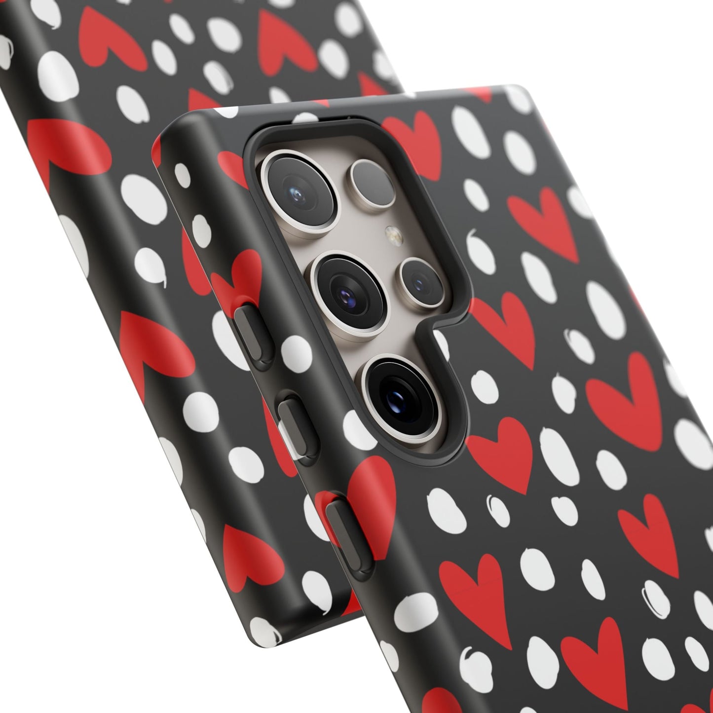 Doodle Hearts Samsung Galaxy Case – Modern Love - Inspired Design - BOGO Cases