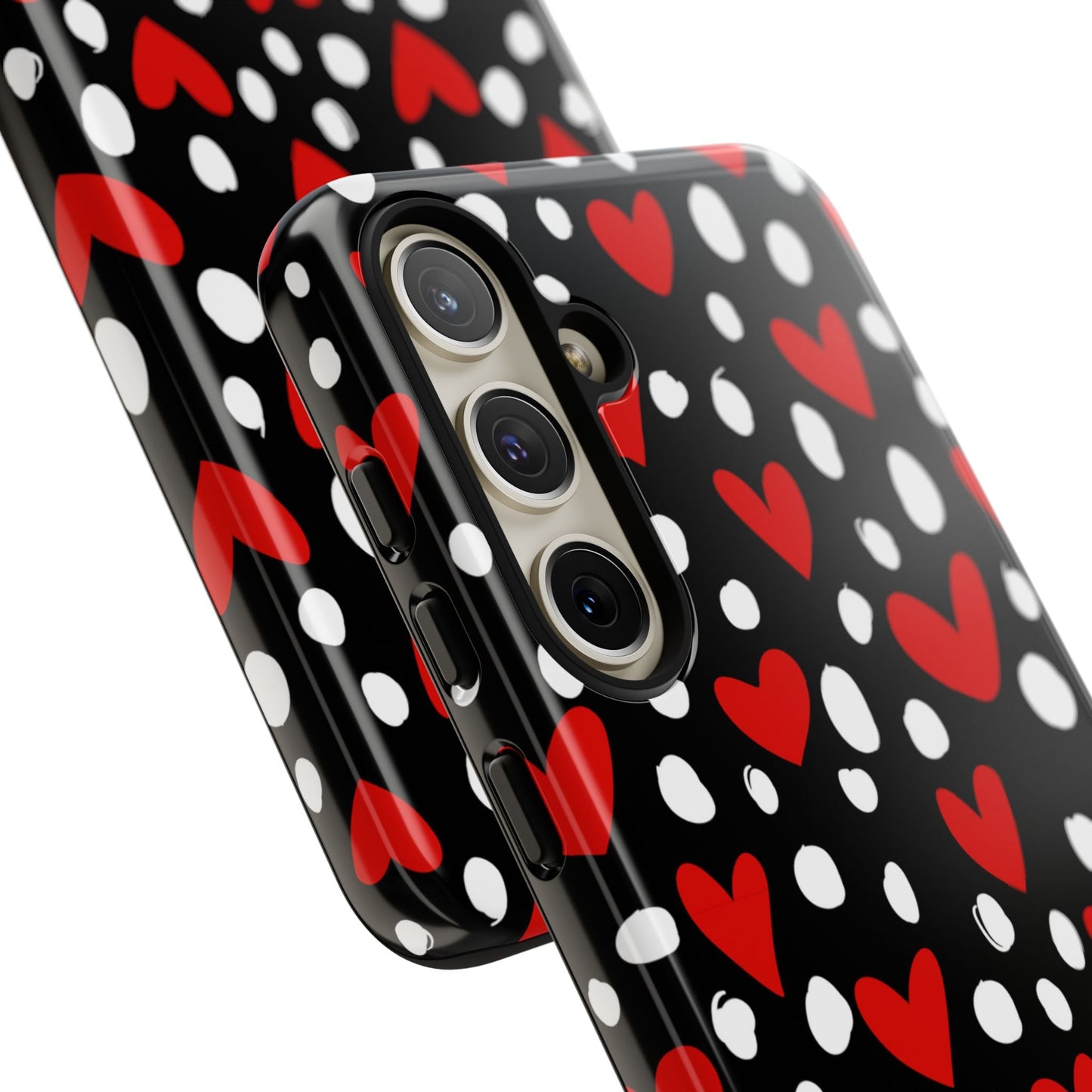 Doodle Hearts Samsung Galaxy Case – Modern Love - Inspired Design - BOGO Cases