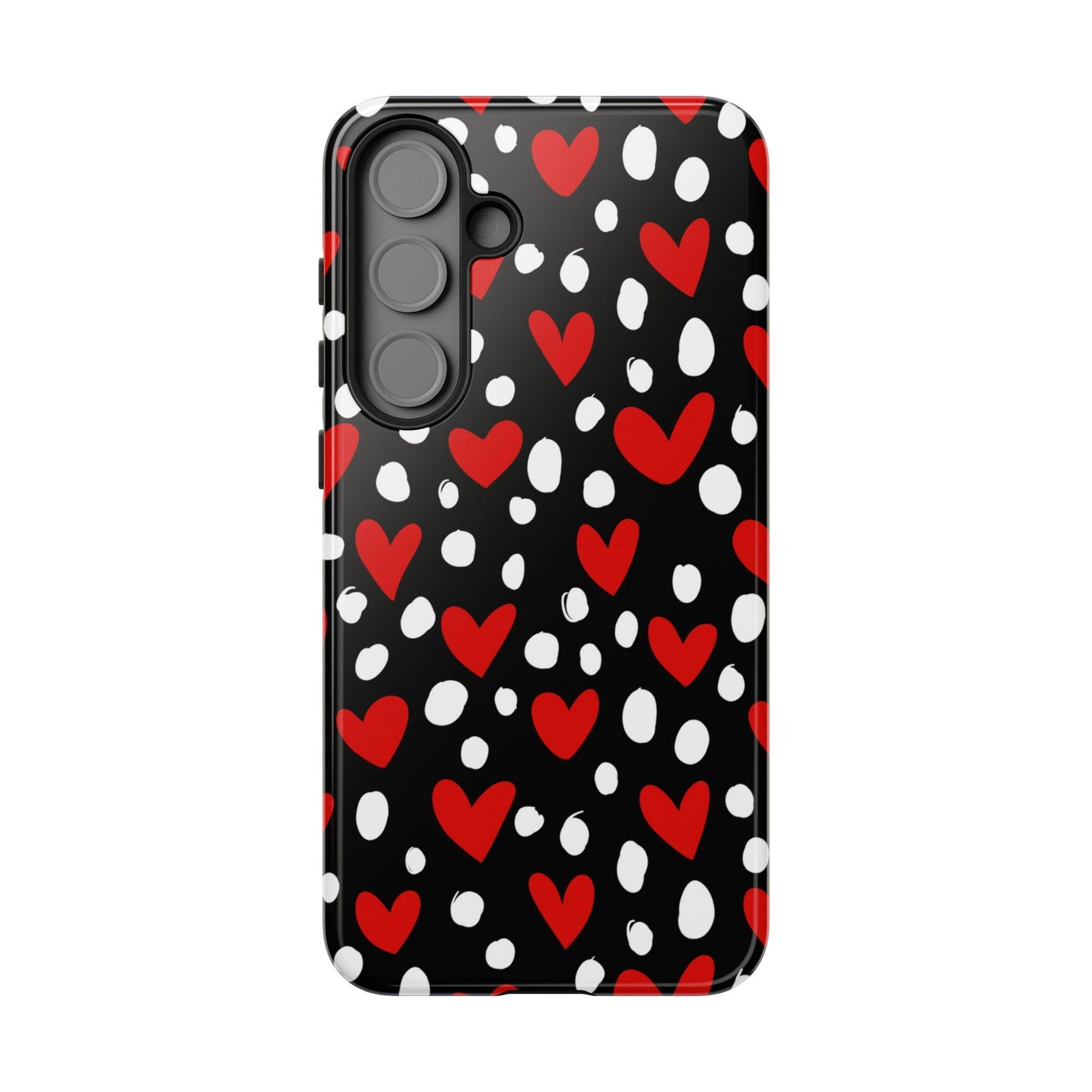 Doodle Hearts Samsung Galaxy Case – Modern Love - Inspired Design - BOGO Cases