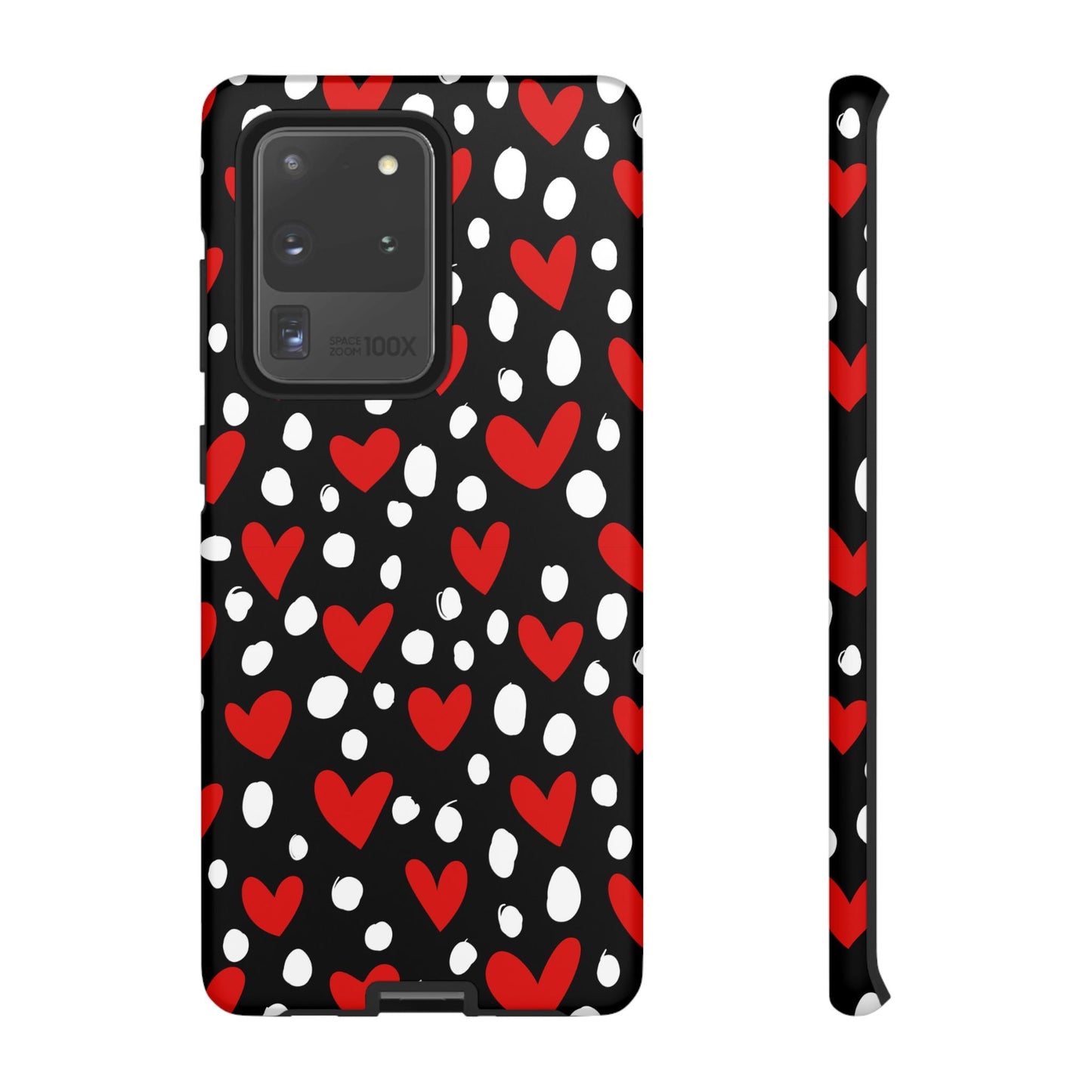 Doodle Hearts Samsung Galaxy Case – Modern Love - Inspired Design - BOGO Cases