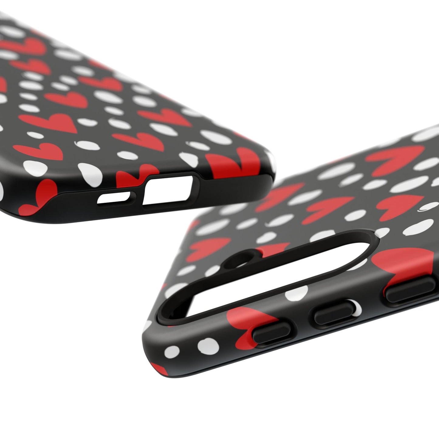 Doodle Hearts Samsung Galaxy Case – Modern Love - Inspired Design - BOGO Cases