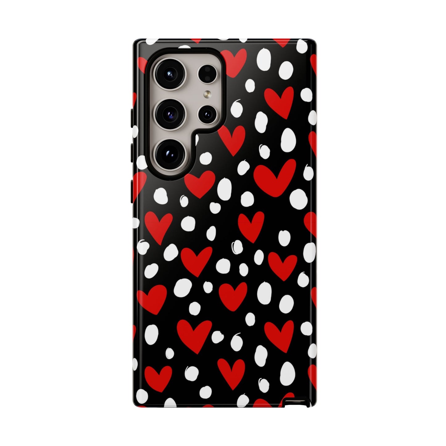 Doodle Hearts Samsung Galaxy Case – Modern Love - Inspired Design - BOGO Cases