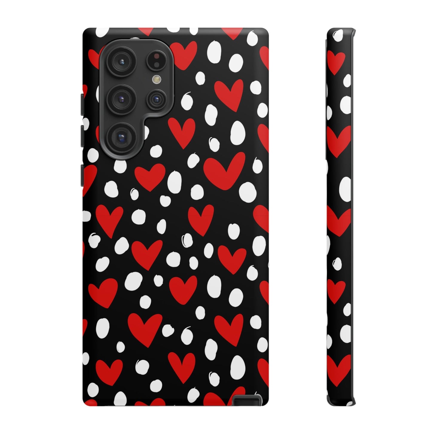 Doodle Hearts Samsung Galaxy Case – Modern Love - Inspired Design - BOGO Cases