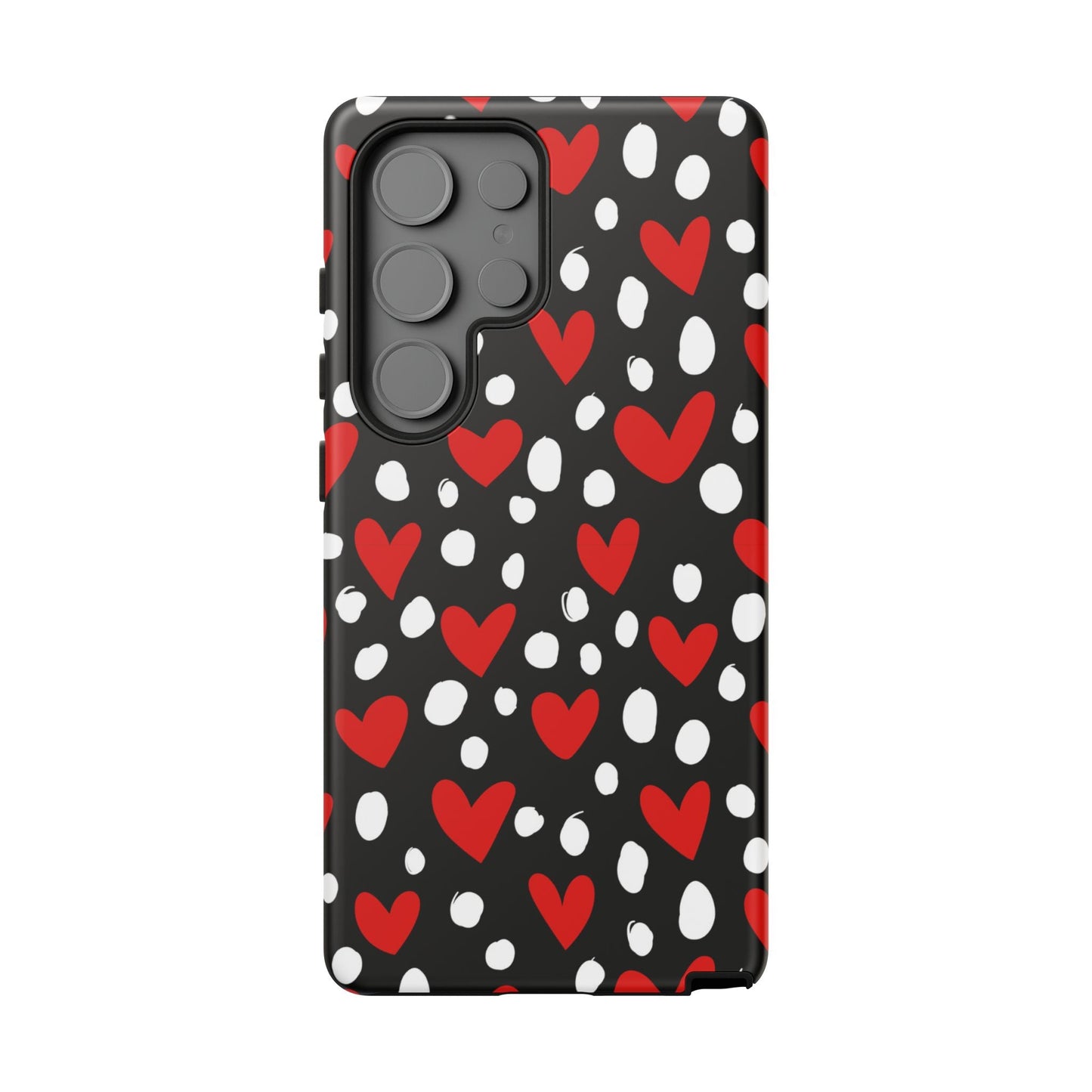 Doodle Hearts Samsung Galaxy Case – Modern Love - Inspired Design - BOGO Cases