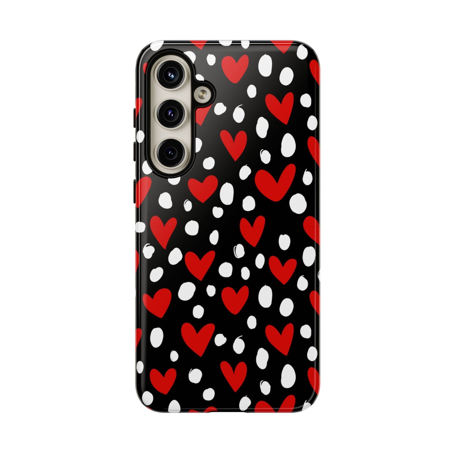 Doodle Hearts Samsung Galaxy Case – Modern Love - Inspired Design - BOGO Cases