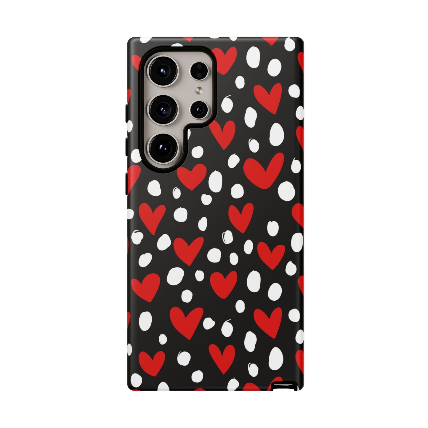 Doodle Hearts Samsung Galaxy Case – Modern Love - Inspired Design - BOGO Cases