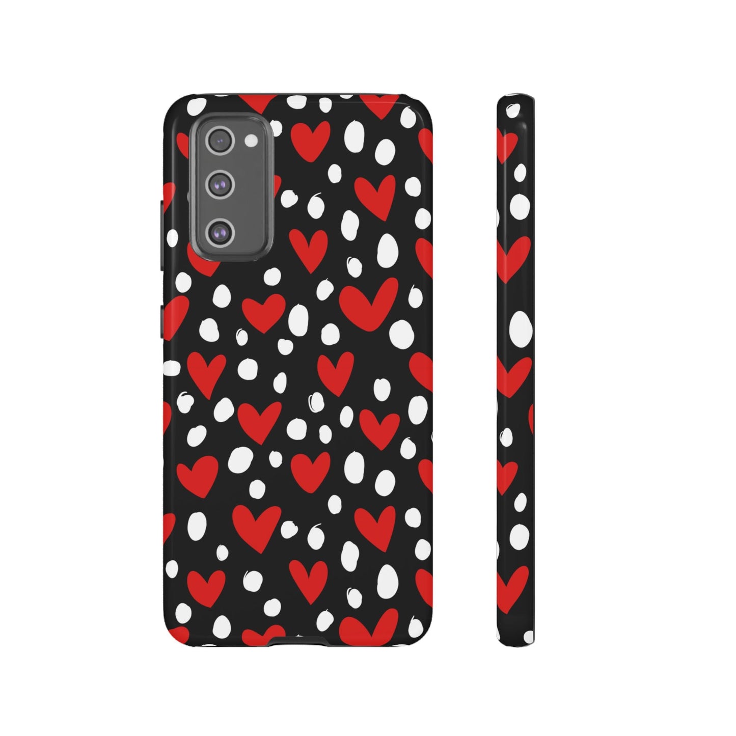 Doodle Hearts Samsung Galaxy Case – Modern Love - Inspired Design - BOGO Cases