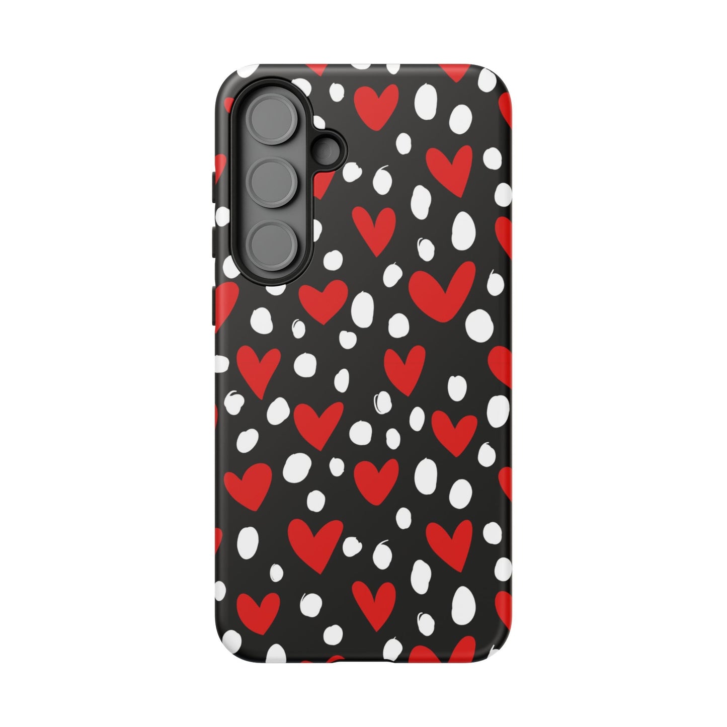 Doodle Hearts Samsung Galaxy Case – Modern Love - Inspired Design - BOGO Cases