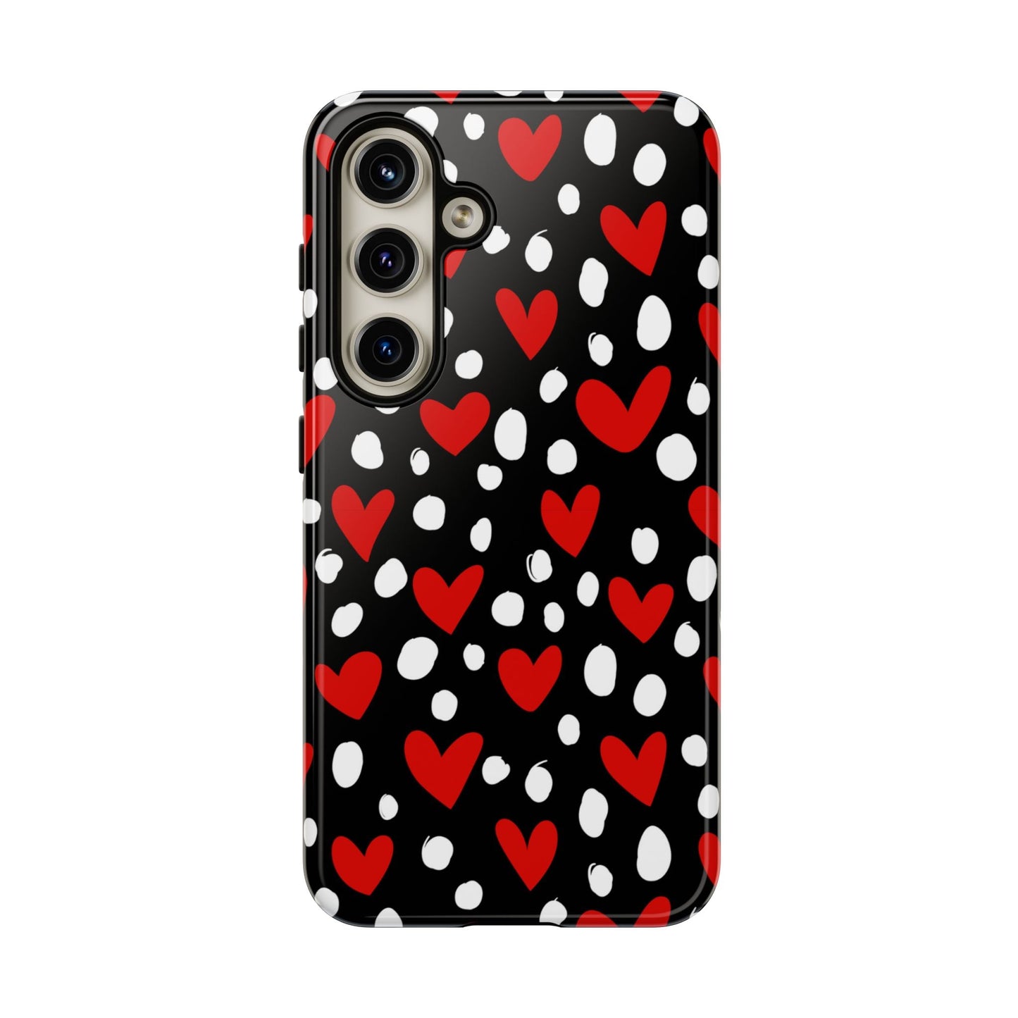 Doodle Hearts Samsung Galaxy Case – Modern Love - Inspired Design - BOGO Cases