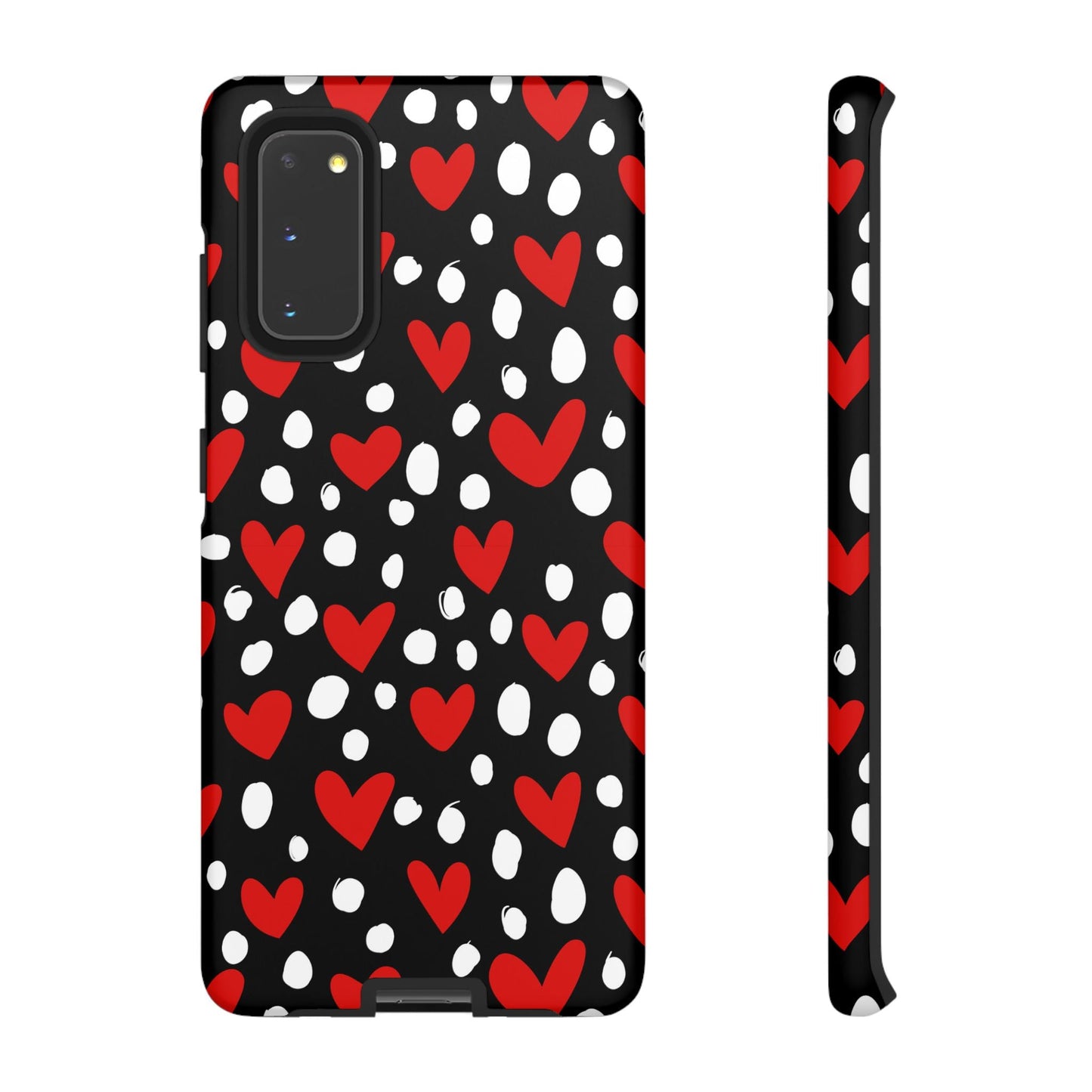 Doodle Hearts Samsung Galaxy Case – Modern Love - Inspired Design - BOGO Cases