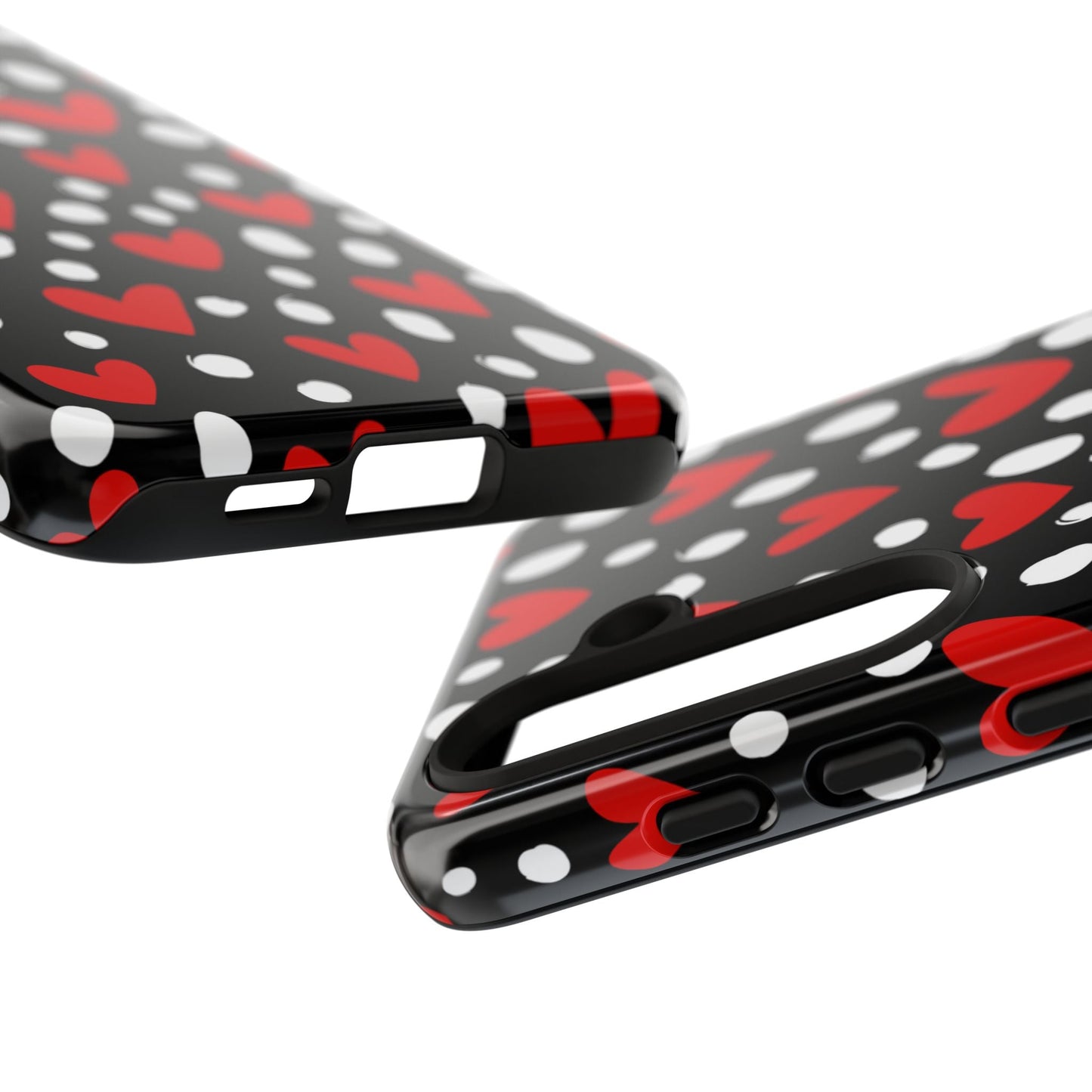 Doodle Hearts Samsung Galaxy Case – Modern Love - Inspired Design - BOGO Cases