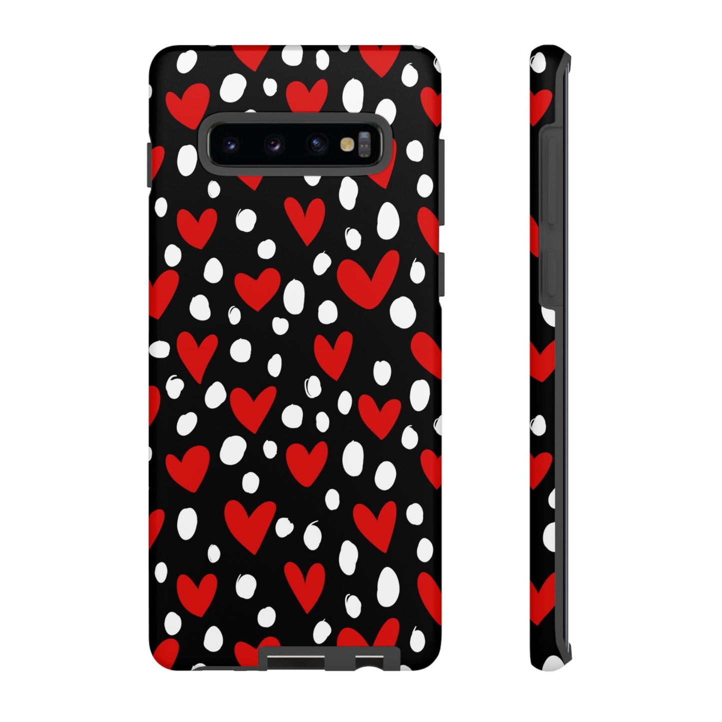 Doodle Hearts Samsung Galaxy Case – Modern Love - Inspired Design - BOGO Cases
