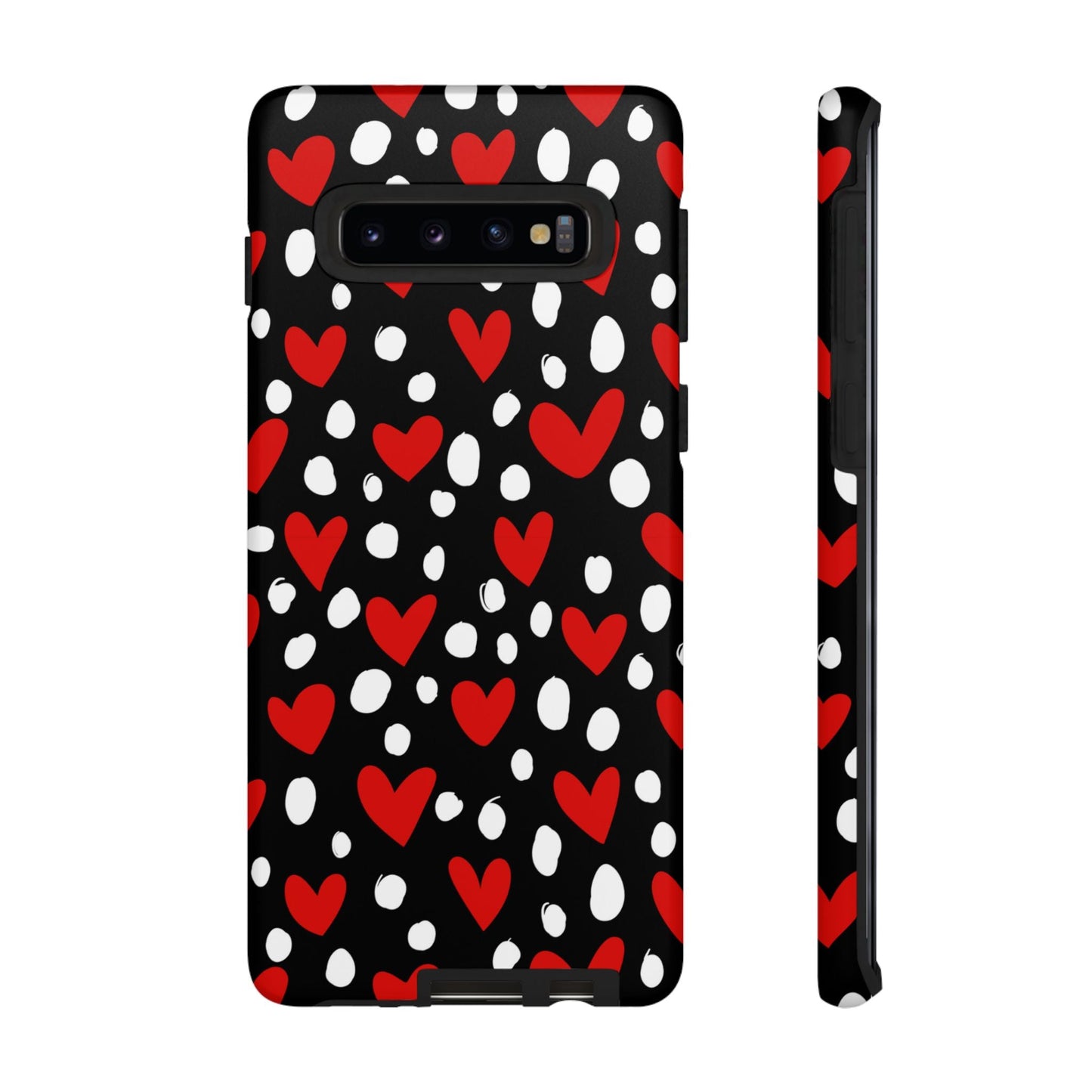 Doodle Hearts Samsung Galaxy Case – Modern Love - Inspired Design - BOGO Cases