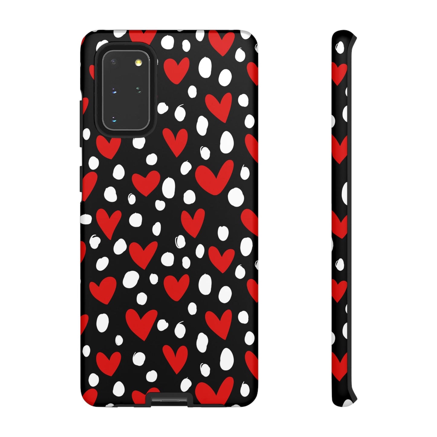 Doodle Hearts Samsung Galaxy Case – Modern Love - Inspired Design - BOGO Cases