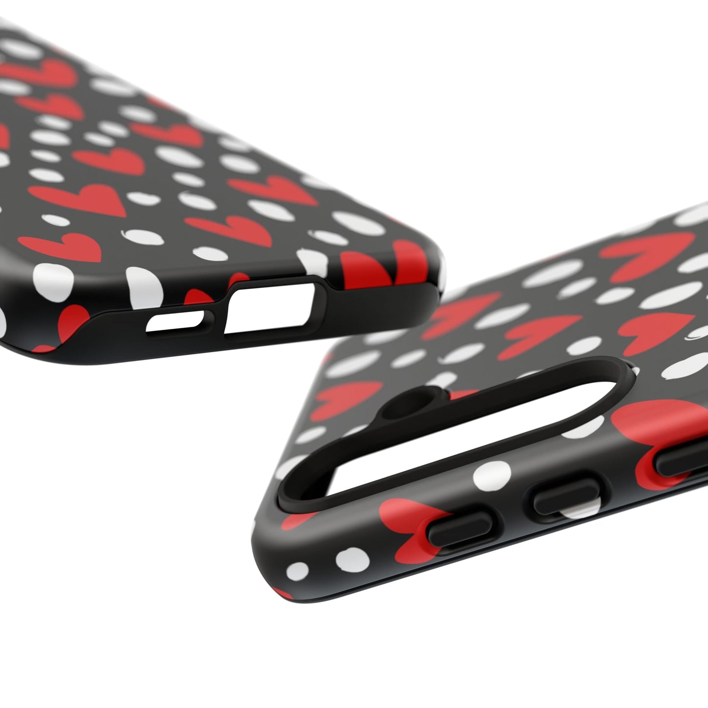 Doodle Hearts Samsung Galaxy Case – Modern Love - Inspired Design - BOGO Cases