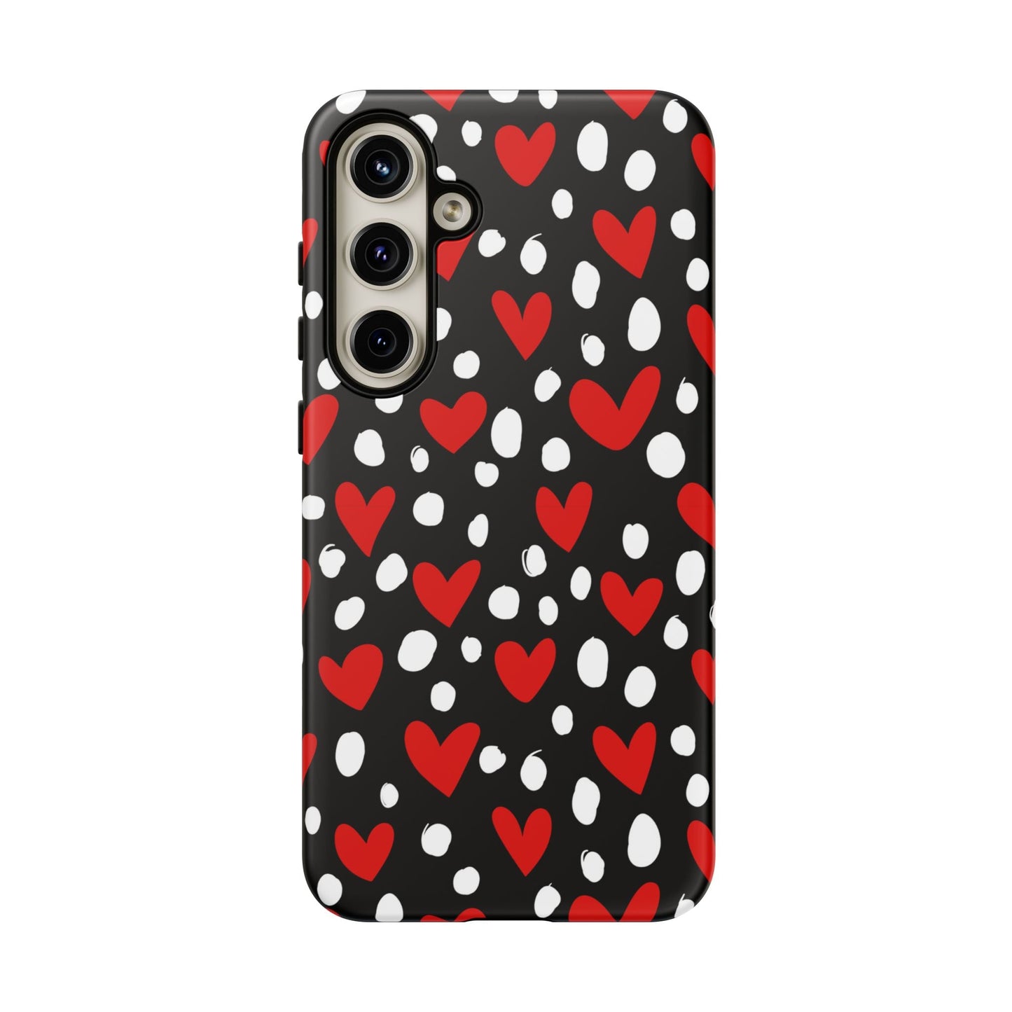 Doodle Hearts Samsung Galaxy Case – Modern Love - Inspired Design - BOGO Cases