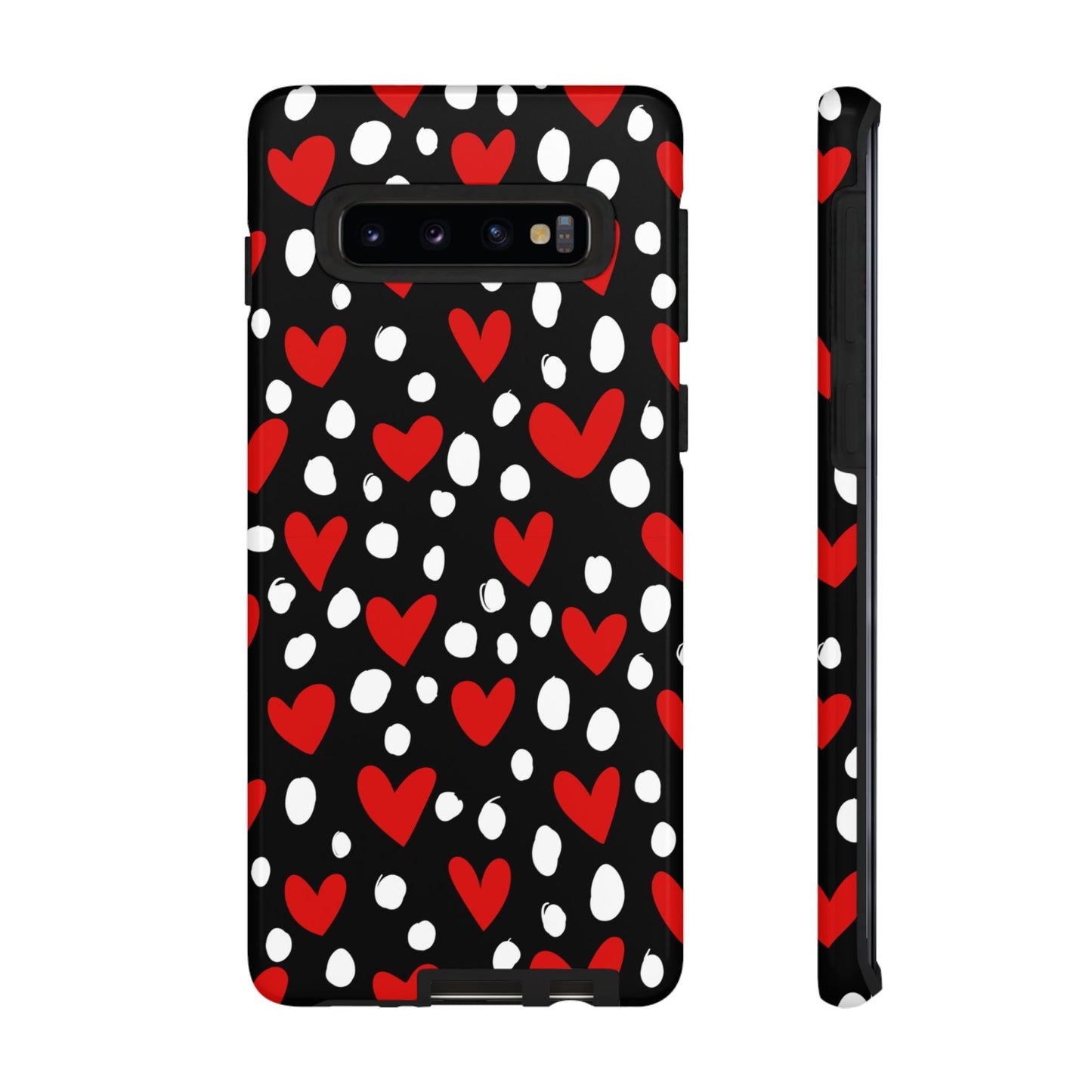 Doodle Hearts Samsung Galaxy Case – Modern Love - Inspired Design - BOGO Cases