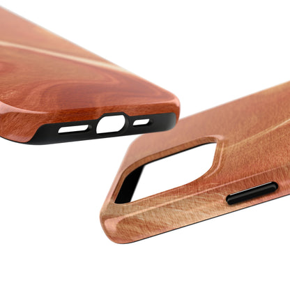 Earthy Terracotta Swirl MagSafe iPhone Case – Elegant Design with Magnetic Precision - BOGO Cases