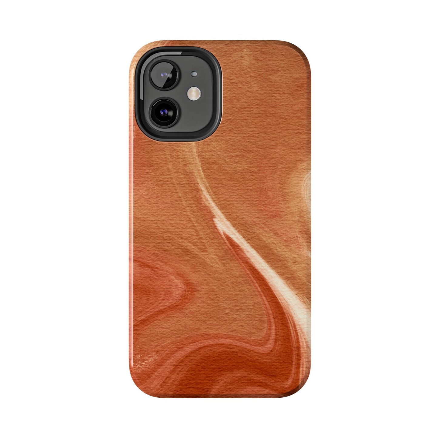 Earthy Terracotta Swirl MagSafe iPhone Case – Elegant Design with Magnetic Precision - BOGO Cases