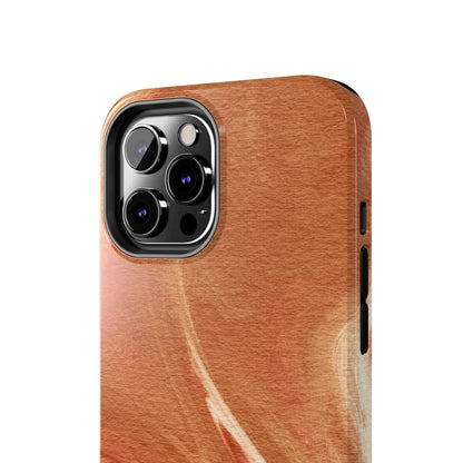 Earthy Terracotta Swirl MagSafe iPhone Case – Elegant Design with Magnetic Precision - BOGO Cases